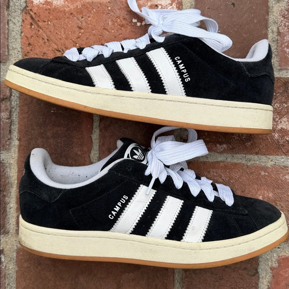 adidas Originals Campus sneakers in black and white. Men size 11 - Picture 7 of 15